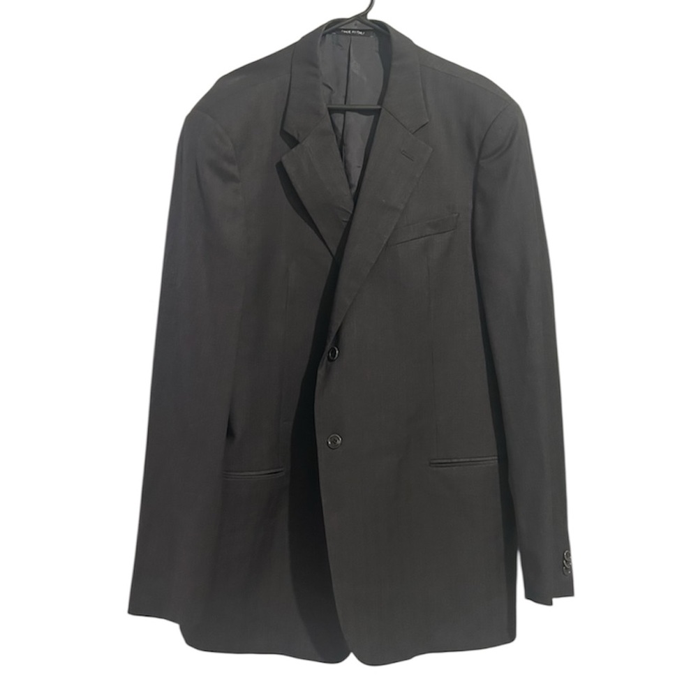 Armani Collezioni Men's Charcoal Two-Button Sport Coat